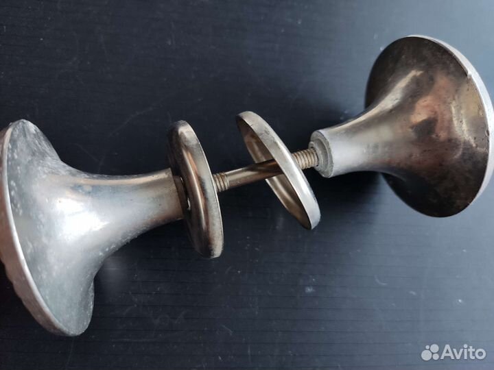 Ручка дверная, Металлическая, Времён СССР