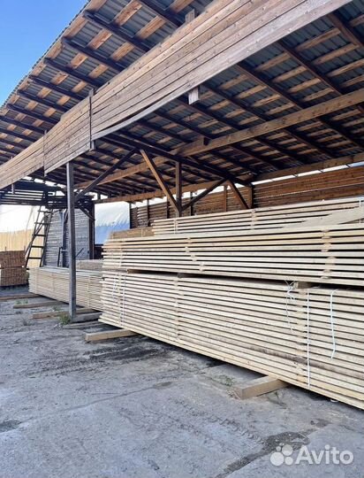 Доска обрезная 25х100х6000