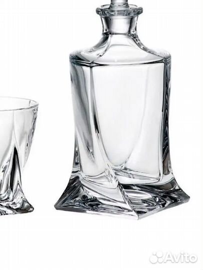 Набор Богемия для виски Квадро новый