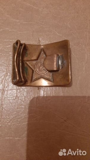 Пряжка для ремня латунь