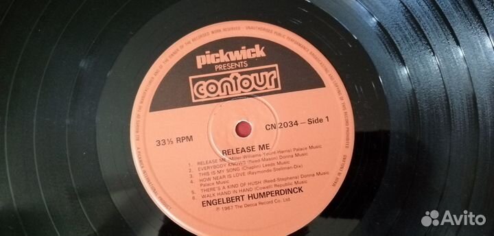 Engelbert Release Me 1981 г. England винил