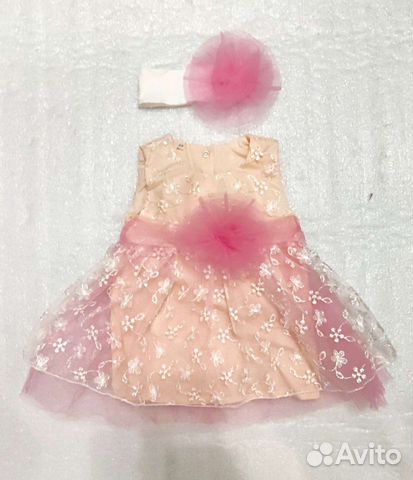 Детское нарядное платье новое