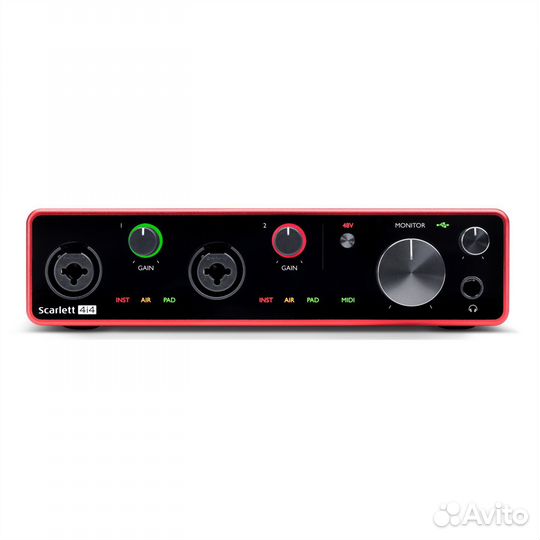 Focusrite Scarlett 4i4 3rd Gen Аудио интерфейс USB