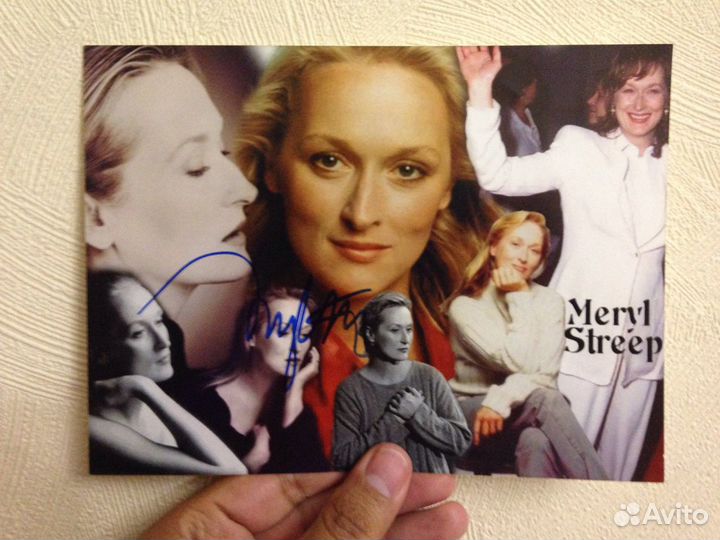 Автограф Мерил Стрип Броуди Epica Ришар Круз