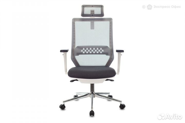 Кресло для руководителя Бюрократ MC-W612N-H/DG/417