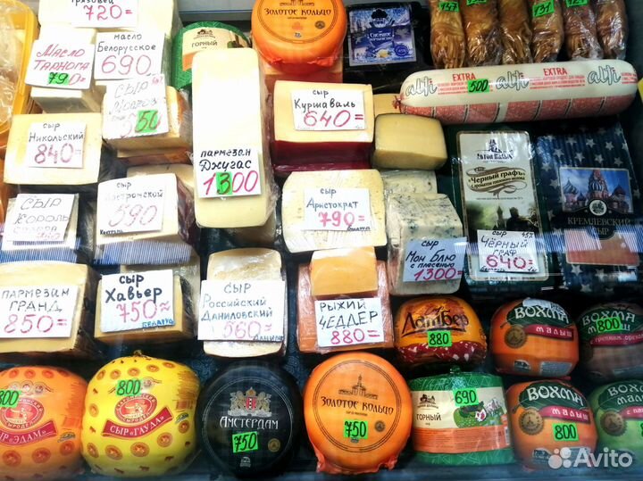 Белорусские колбасы и сыры