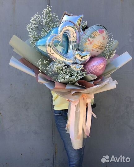 Букет из шаров для девочки