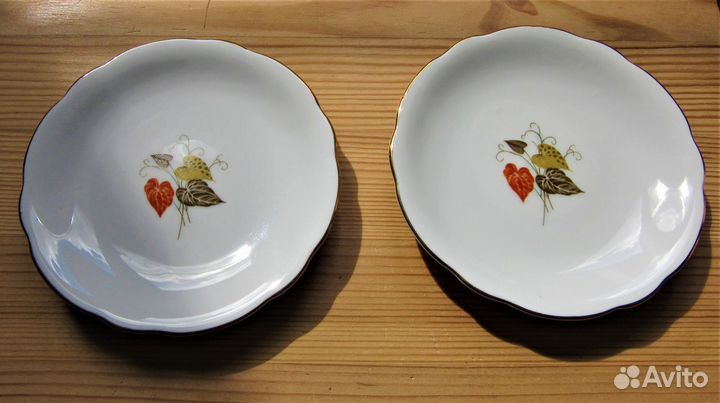 Розетки фарфор 2шт для добора. Kahla гдр 