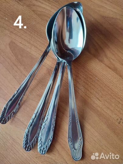 Ложки столовые нержавейка и алюминий СССР