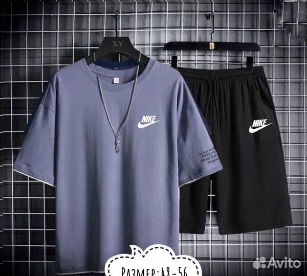 Спортивный костюм мужской с шортами Nike