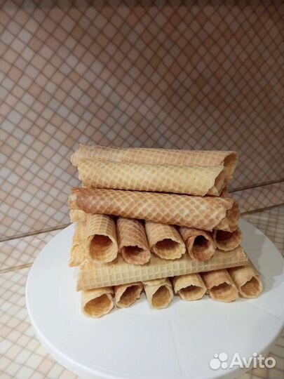 Вафельные трубочки