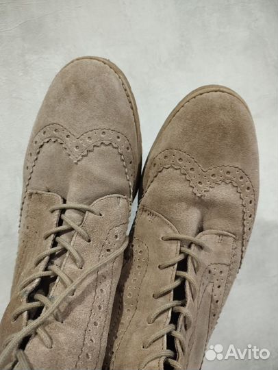 Ботинки из натуральной замши 41 размер