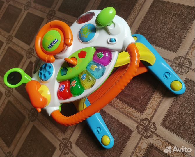 Ходунки-центр 3 в 1 Музыкальный руль, столик Weina