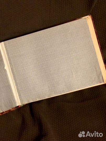 Фотоальбом плюшевый винтажный