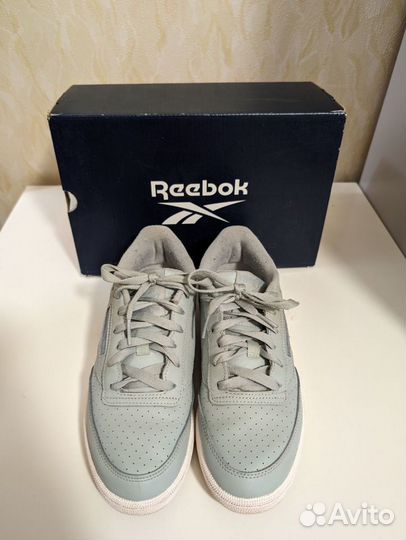 Кеды reebok club c 85 мятные 37ru 6.5usa