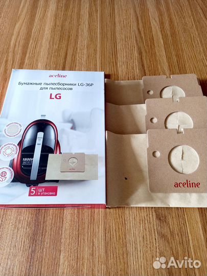 Бумажные мешки для пылесоса LG