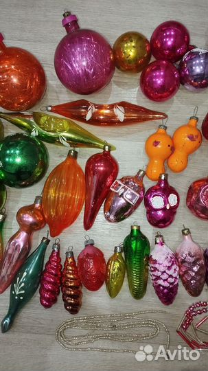 Елочные игрушки 60-70х СССР