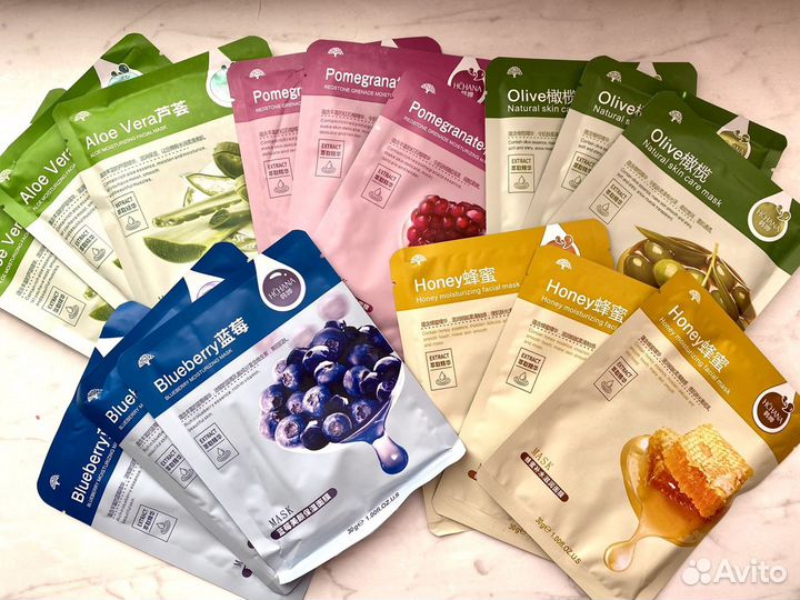 Тканевые маски для лица