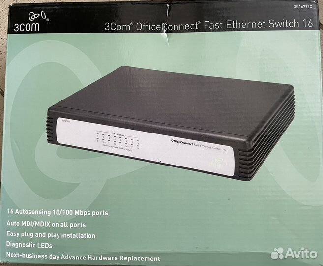 Коммутатор 3COM OfficeConnect Dual Speed Switch 16