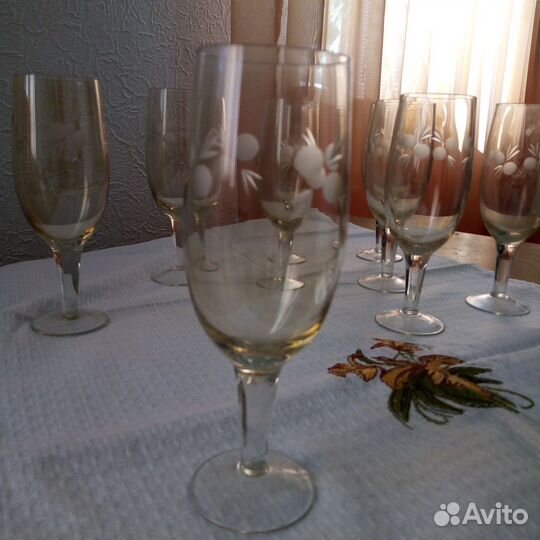 Фужеры, стаканы