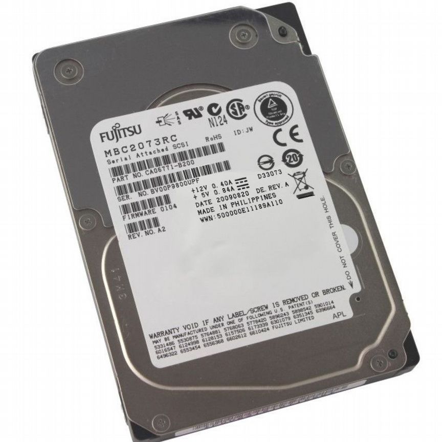 [MBC2073RC] Жесткий Диск Fujitsu 73gb Sas 2.5 Mbc2073rc