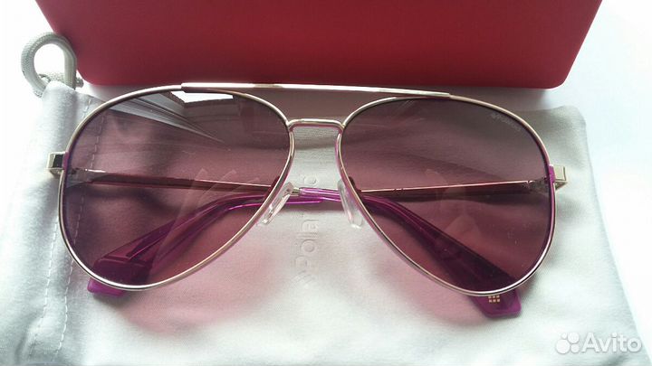 Очки солнцезащитные Polaroid, женские, новые