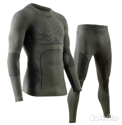 Термокофта X-bionic energizer outdoor 4.0 shirt LG SL olive green/anthracite
