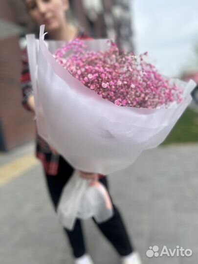 Букет из гипсофилы