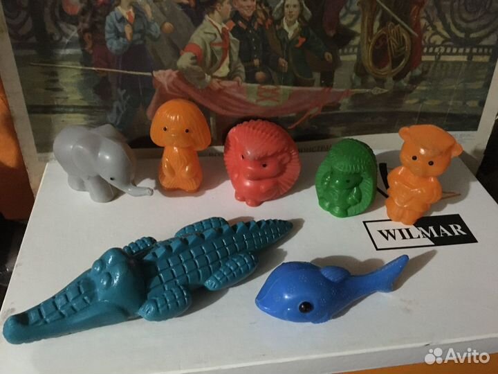 Пластмассовые игрушки из СССР