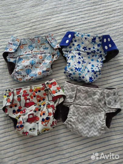 Набор многоразовых подгузников с вкладышами