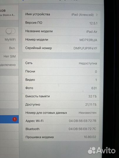 iPad Air (Wifi+Cellular)