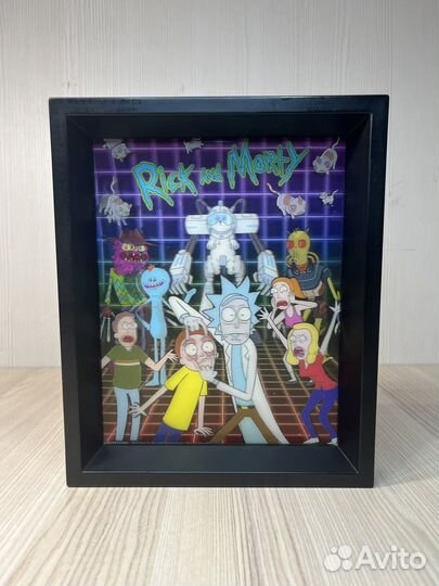 Рик и Морти 3D картина