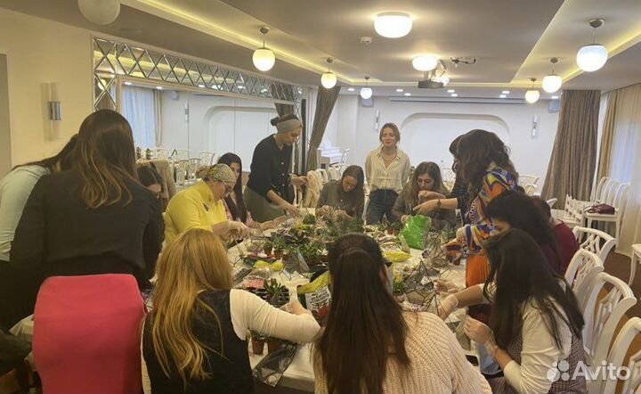 Мастер-класс по созданию флорариума из суккулентов