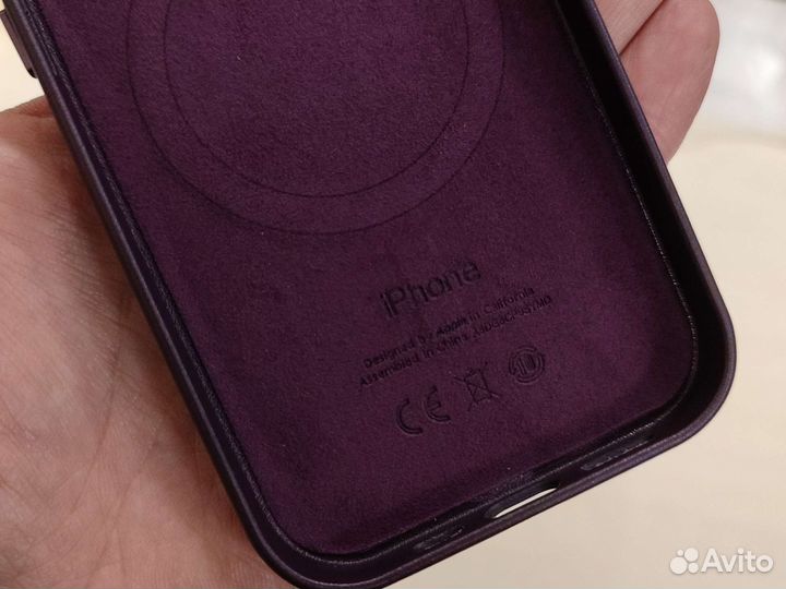 Чехол leather case iPhone 14 pro/ 14 pro max