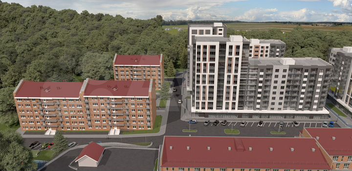 2-к. квартира, 45,2 м², 5/6 эт.