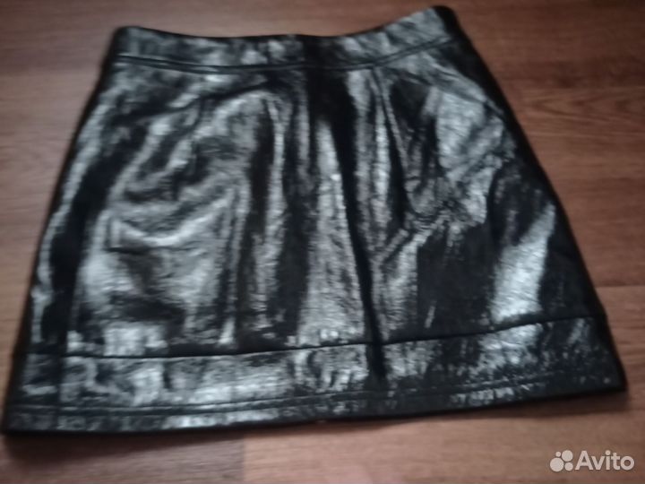 Кожаная юбка
