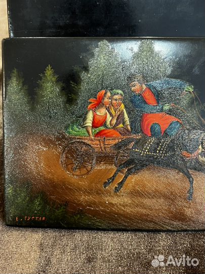 Шкатулка.Е.Густов.1952 год