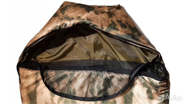 Спальный мешок Мох одеяло, с сеткой 205х90 новый