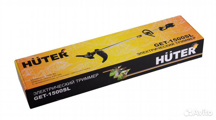 Электрический триммер GET-1500SL Huter хутер