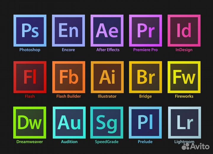 Adobe Creative Cloud подписка лицензия