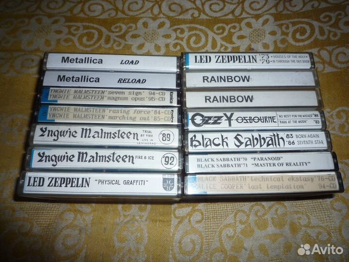 Кассеты студийки зарубежный рок, поп. Кучками