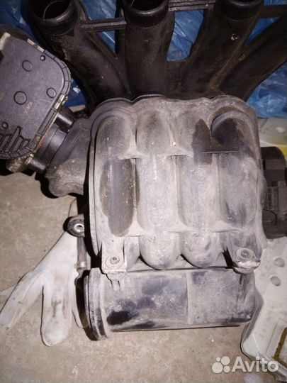 Впускной коллектор ауди а4 alt 2.0 с дросселем