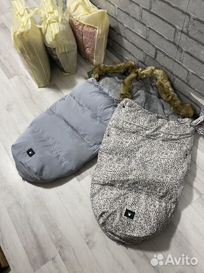 Конверт в коляску (черный и серый выбор )