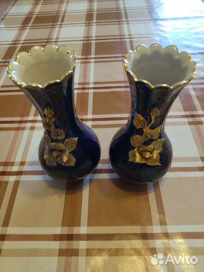 Ваза СССР кобальт