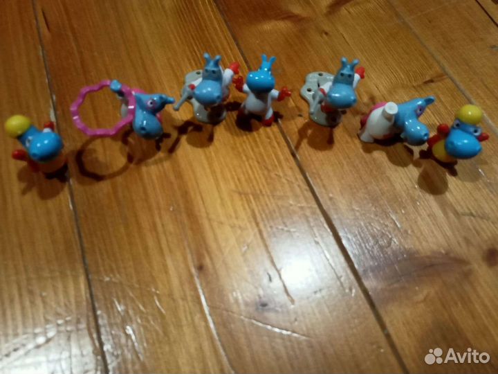 Игрушки из киндера бегемотики