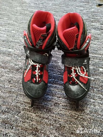 Коньки детские раздвижные 34-37