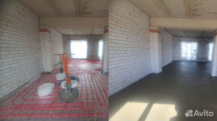 Полусухая стяжка пола