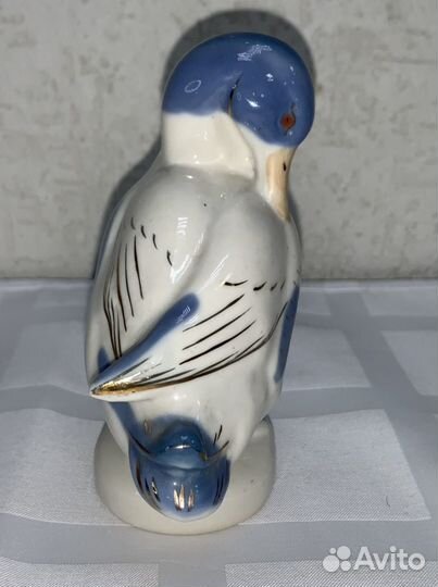 Статуэтка фарфор утка зкх