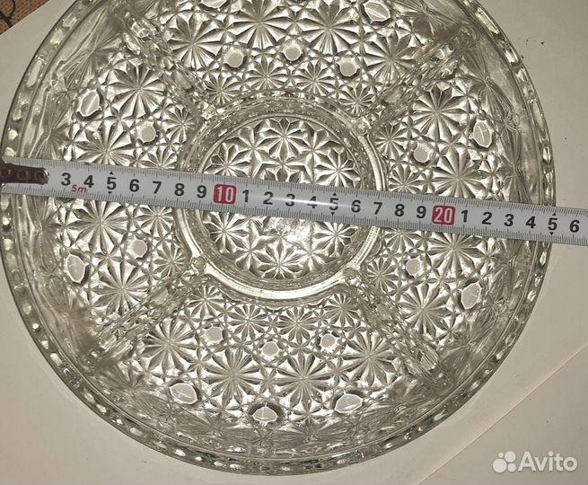 Салатник хрустальный