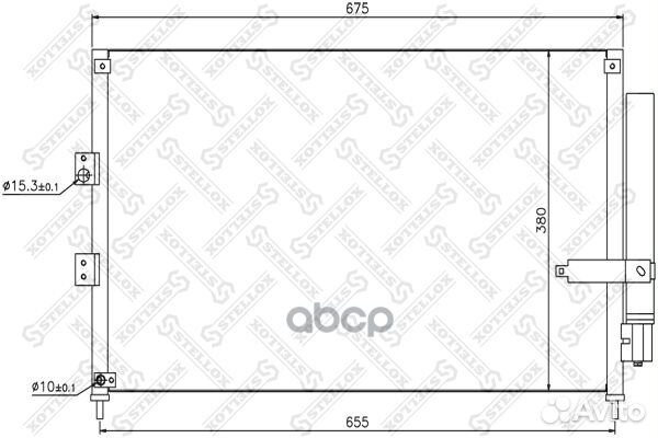 1045172SX HD5223 80110snba41 радиатор конд